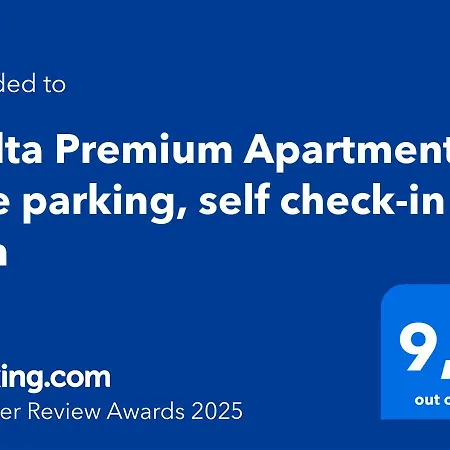 Malta Premium Apartment, Free Parking, Self Check-in 24h Apartment *